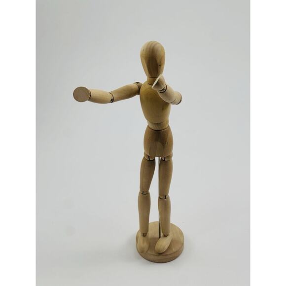 IKEA Other - IKEA Wooden Mannequin Artist Poseable Human Figure 13" Tall